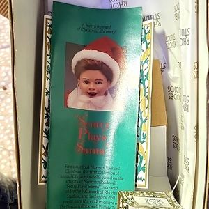 NORMAN ROCKWELL CHRISTMAS “SCOTTY PLAYS SANTA” Porcelain Doll